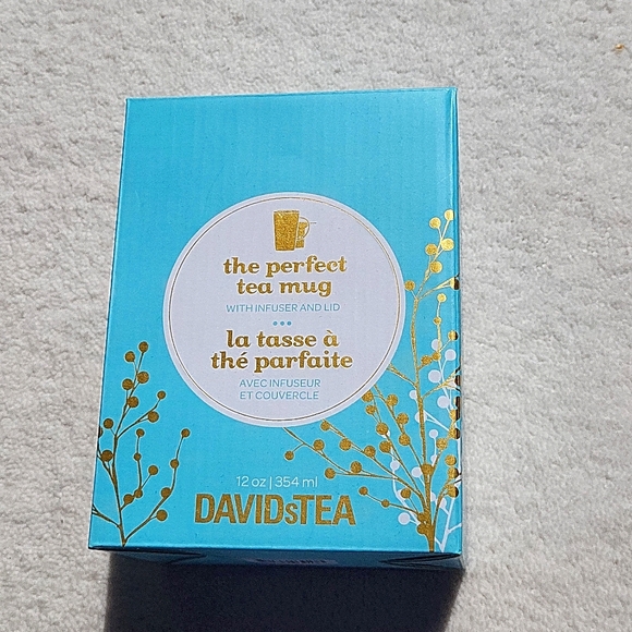 DavidsTea Perfect Mug Icy Blur Berry Branches NWT NIB - Picture 2 of 9
